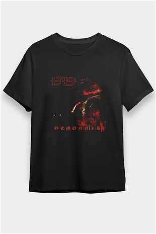 1349 Baskılı Unisex Siyah Tişört
