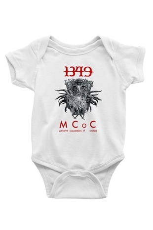 1349 Grubu Baskılı Beyaz Unisex Bebek Body - Zıbın