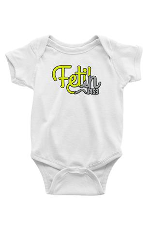 1453 Baskılı Beyaz Unisex Bebek Body - Zıbın