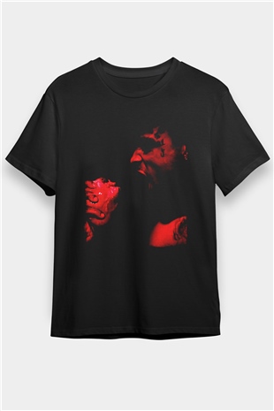21 Savage Baskılı Unisex Siyah Tişört - Tshirt