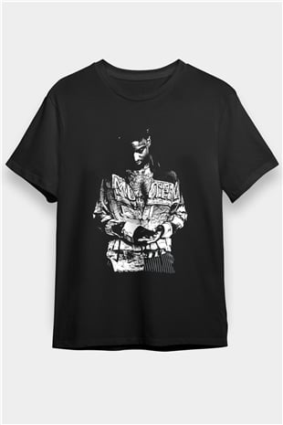 21 Savage Baskılı Unisex Siyah Tişört - Tshirt