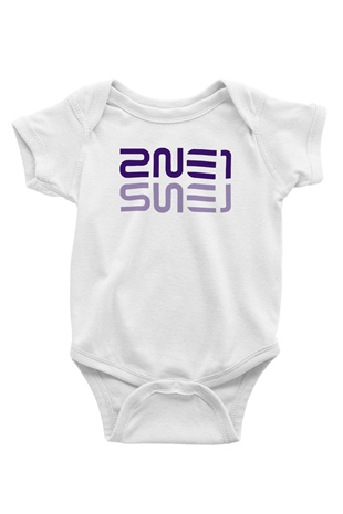2NE1 Grup Beyaz Bebek Body - Zıbın