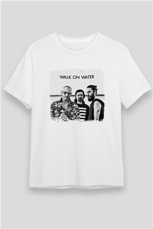 30 Seconds To Mars Baskılı Unisex Beyaz Tişört