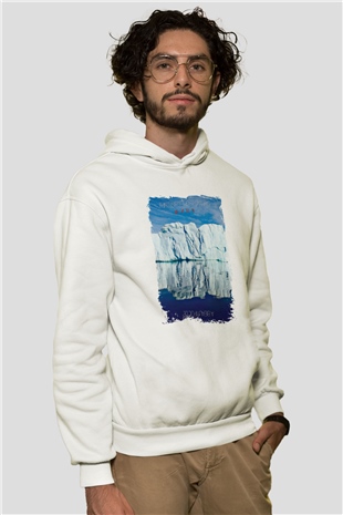 30 Seconds To Mars Baskılı Unisex Beyaz Hoodie