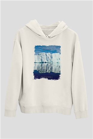 30 Seconds To Mars Baskılı Unisex Beyaz Hoodie