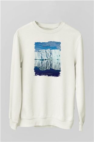 30 Seconds To Mars Baskılı Unisex Beyaz Sweatshirt