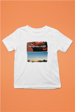 30 Seconds To Mars Baskılı Unisex Beyaz Çocuk Tişört