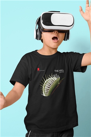 30 Seconds To Mars Baskılı Unisex Siyah Çocuk Tişört