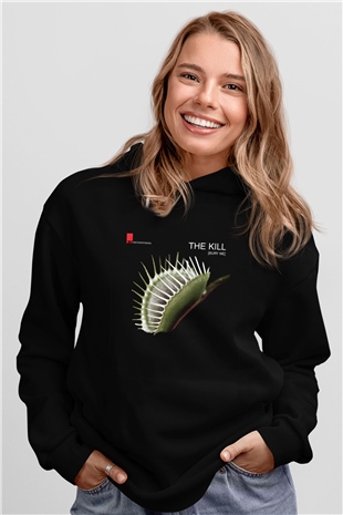 30 Seconds To Mars Baskılı Unisex Siyah Hoodie