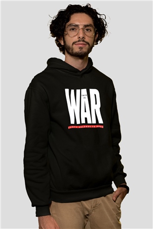 30 Seconds To Mars Baskılı Unisex Siyah Hoodie