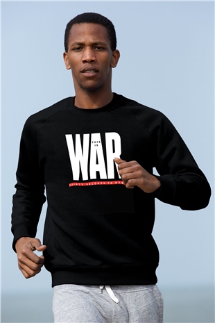 30 Seconds To Mars Baskılı Unisex Siyah Sweatshirt