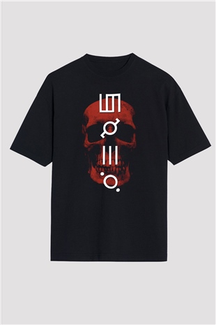 30 Seconds To Mars Siyah Unisex Oversize Tişört T-Shirt