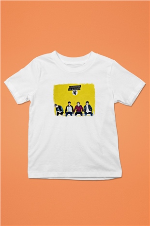 5 Seconds Of Summer Baskılı Unisex Beyaz Çocuk Tişört