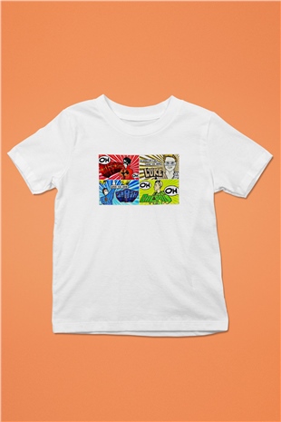 5 Seconds Of Summer Baskılı Unisex Beyaz Çocuk Tişört