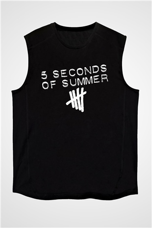5 Seconds Of Summer Siyah Unisex Kolsuz Tişört
