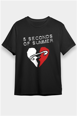 5 Seconds Of Summer Siyah Unisex Tişört T-Shirt - TişörtFabrikası