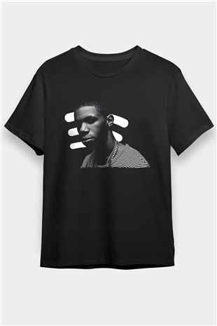 A Boosie Wit Da Hoodie Baskılı Unisex Siyah Tişört - Tshirt