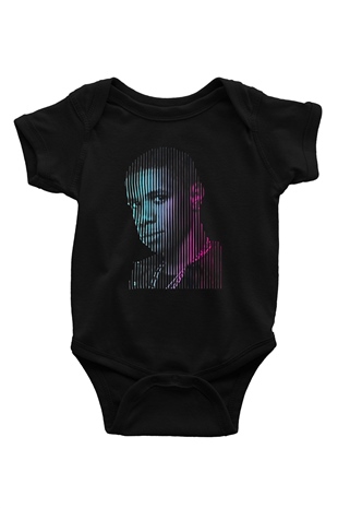 A Boosie Wit Da Hoodie Baskılı Unisex Siyah Bebek Body - Zıbın