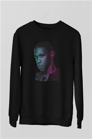 A Boosie Wit Da Hoodie Baskılı Unisex Siyah Sweatshirt