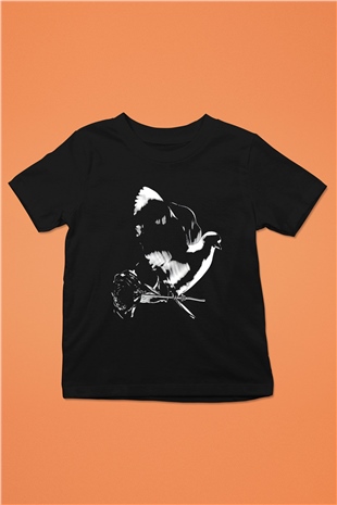 A Boosie Wit Da Hoodie Baskılı Unisex Siyah Çocuk Tişört - Tshirt