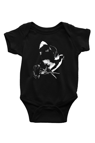 A Boosie Wit Da Hoodie Baskılı Unisex Siyah Bebek Body - Zıbın