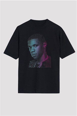 A Boosie Wit Da Hoodie Baskılı Unisex Siyah Oversize Tişört - Tshirt