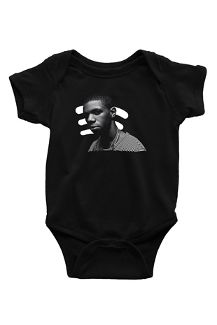 A Boosie Wit Da Hoodie Baskılı Unisex Siyah Bebek Body - Zıbın