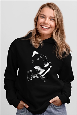 A Boosie Wit Da Hoodie Baskılı Unisex Siyah Hoodie