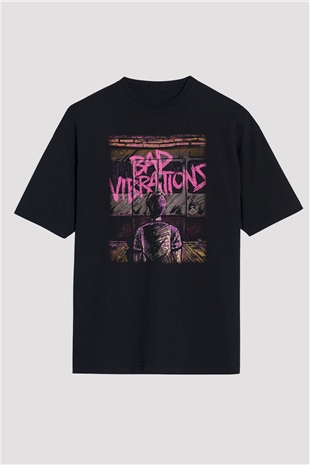 A Day To Remember Bad Vibrations Siyah Unisex Oversize Tişört T-Shirt