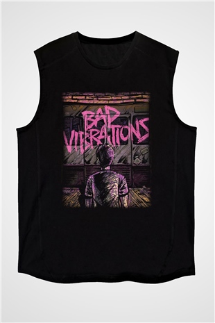 A Day To Remember Bad Vibrations Siyah Unisex Kolsuz Tişört