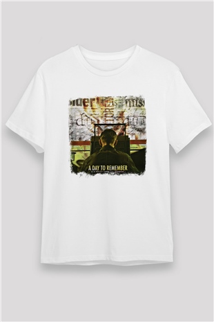 A Day to remember Baskılı Unisex Beyaz Tişört