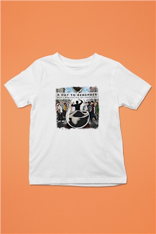 A Day to remember Baskılı Unisex Beyaz Çocuk Tişört