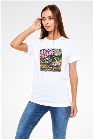 A Day to remember Baskılı Unisex Beyaz Tişört