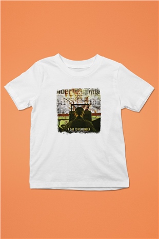 A Day to remember Baskılı Unisex Beyaz Çocuk Tişört