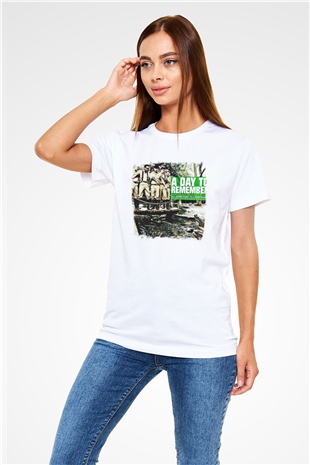 A Day to remember Baskılı Unisex Beyaz Tişört