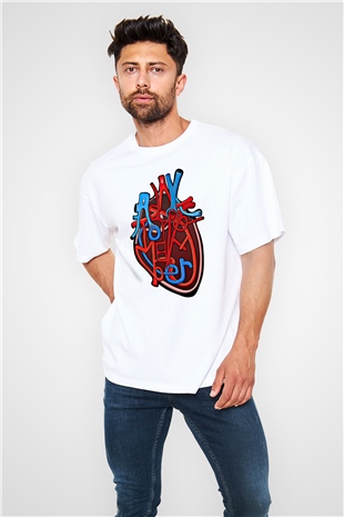 A Day to remember Baskılı Unisex Beyaz Oversize Tişört