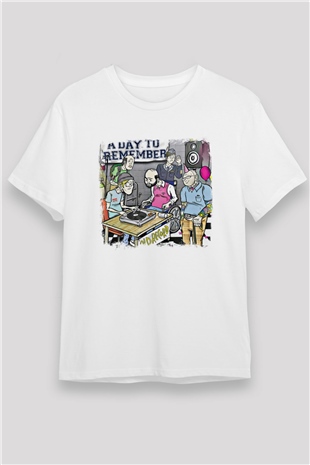 A Day to remember Baskılı Unisex Beyaz Tişört