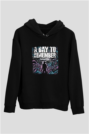 A Day to remember Baskılı Unisex Siyah Hoodie