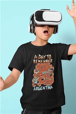 A Day to remember Baskılı Unisex Siyah Çocuk Tişört