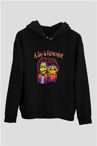 A Day to remember Baskılı Unisex Siyah Hoodie