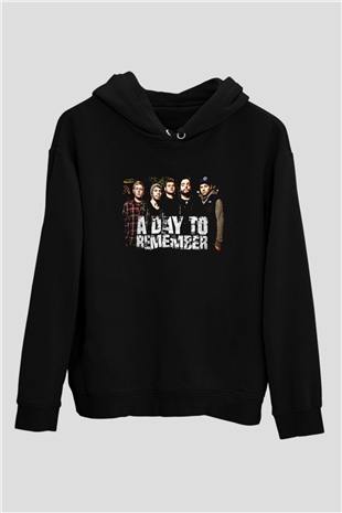 A Day to remember Baskılı Unisex Siyah Hoodie