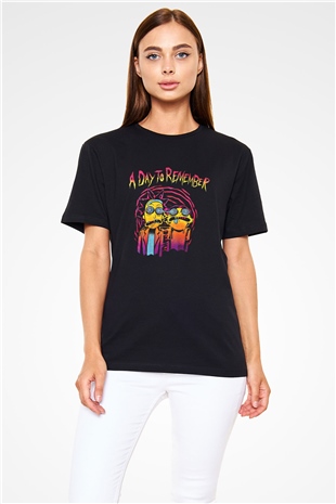 A Day to remember Baskılı Unisex Siyah Tişört