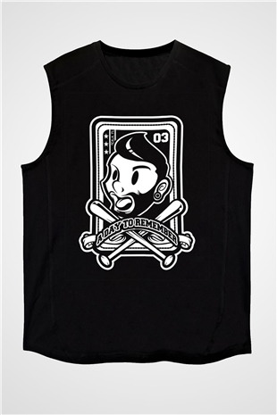 A Day to remember Baskılı Unisex Siyah Kolsuz Tişört