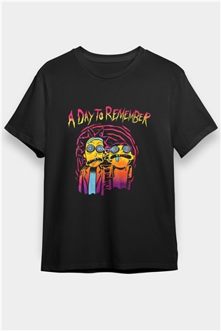 A Day to remember Baskılı Unisex Siyah Tişört