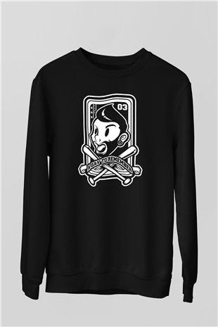 A Day to remember Baskılı Unisex Siyah Sweatshirt
