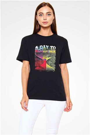 A Day to remember Baskılı Unisex Siyah Tişört