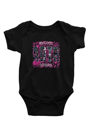 A Day to remember Baskılı Unisex Siyah Bebek Body - Zıbın