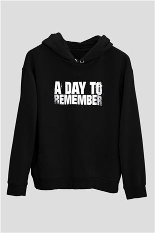 A Day To Remember Siyah Unisex Kapüşonlu Sweatshirt