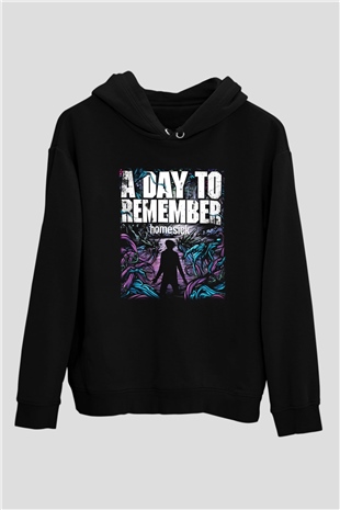 A Day To Remember Siyah Unisex Kapüşonlu Sweatshirt