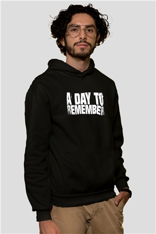 A Day To Remember Siyah Unisex Kapüşonlu Sweatshirt